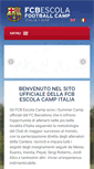 Mobile Screenshot of fcbcampitalia.com